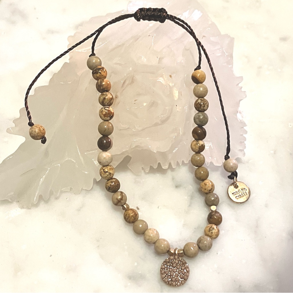 Jasper Gemstone Bracelet - Nwot 25$